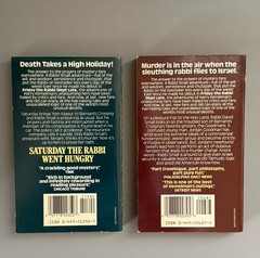 Lot 10 Harry Kemelman Rabbi Small Paperback Books Mysteries Vintage 1980s 1990s
