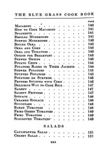 1911 The Blue. Grass Vintage Cook Book 388 Pages