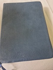 Holy Bible Kenneth Copeland Reference Edition KJV Red Letter Blue Leather 1991