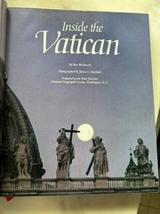 Inside the Vatican Hardcover Book – National Geographic 1991 gilt edging pages