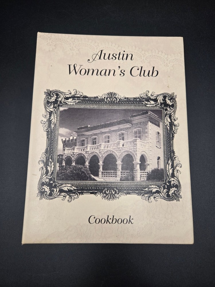 Austin Womans Club Cookbook Binder Community Recipes Morris Press 2008