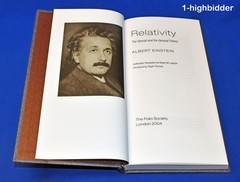 Einstein Relativity Special General Theory Folio Society 2005 Penrose Slipcase