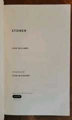 Stoner By John Williams Paperback NYRB Classics