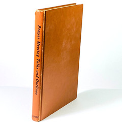 PRAYER MEETING TALKS & OUTLINES – 1958 BAKER BOOK HOUSE – CHRISTIAN HARD COVER