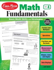 Evan-Moor Math Fundamentals Workbook, Teacher Reproducibles, 224 Pages, Grad…