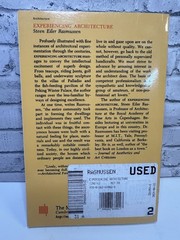 Experiencing Architecture Rasmussen, Steen Eiler paperback Used – Good