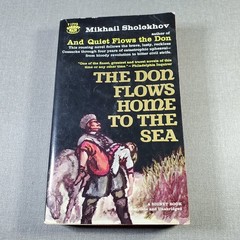 Don Flows Home to the Sea Sholokhov 1960 First Printing Signet Book Russian Epic