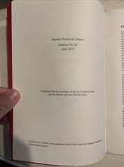 Lot of 2 Bentley Historical Library PB University of Michigan Documenting Arts