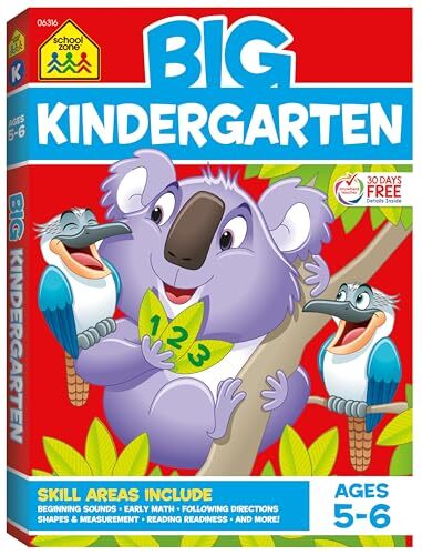 SCHOOL ZONE – BIG KINDERGARTEN W – School Zone|Joan Hoffman|Barbara Bando Ir…