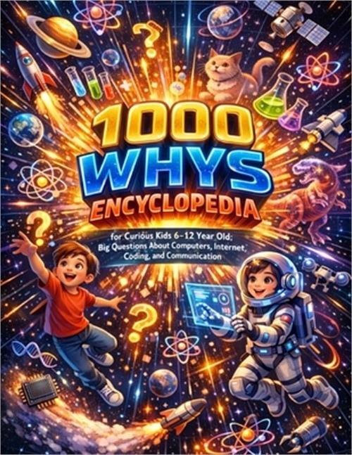 1000 Whys Encyclopedia for Curious Kids 6-12 Year Old: Big Questions About Compu