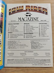 Lowrider Magazine 1982 Vintage Vol 5 #4 Celebrating Lowrider Culture