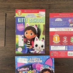 Gabby’s Dollhouse Book Lot 12 Scholastic Level 1 Reader Phonics CatRat