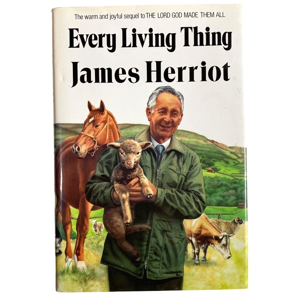 Every Living Thing Hardcover James Herriot Short Stories Animals Memoir Humor