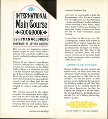 INTERNATIONAL MAIN COURSE COOKBOOK Prudence Penny Hyman Goldberg