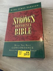 New Strong’s Reference Bible King James Version KJV BONDED LEATHER Nelson 1745