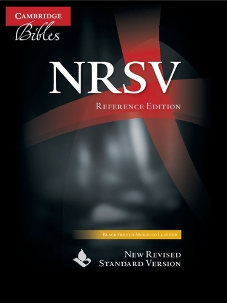 NRSV Reference Bible, Black French Morocco Leather, NR563:X by Bible (English) L