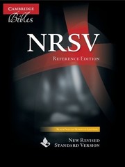NRSV Reference Bible, Black French Morocco Leather, NR563:X by Bible (English) L