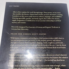 The Smallest Muscle in the Human Body Alberto Rios Poetry Book PB Copper Canyon