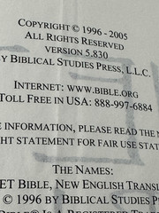 The NET Bible First Edition Premium Bonded Leather