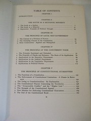 The South as a Conscious Minority 1789-1861: A Study in Political Thought. 1963