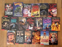 1990s Teen YA Pulp Horror Vintage Lot Of 20 R.L. Stine Steiner Ellis Pine Books