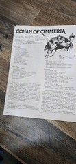 GURPS CONAN The Wyrmslayer & Beyond Thunder River SJG Steve Jackson Games