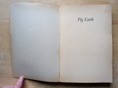 Pig Earth by John Berger – 1981 Pantheon Books – 1st American Paperback Edition