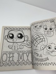 2010 Littlest Pet Shop Jumbo Coloring & Activity Book LPS – New Old Stock Unused