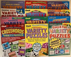 Lot of 40 New DELL Penny Press VARIETY Puzzle Books New UNSORTED NO Duplicates