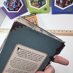 Lot of 6 Minecraft Paperback & Hardcover Handbooks Guides, Building Manuals