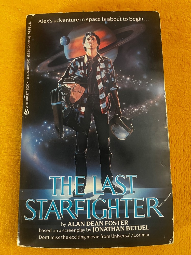 The Last Starfighter Alan Dean Foster 1984 Vintage Movie Tie-in 1st Edition PB