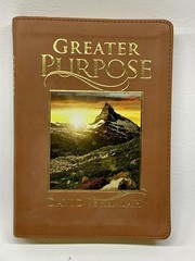 Greater Purpose By David Jeremiah Daily Devotional Leather Gold Edged Pages