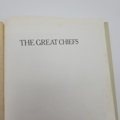 The Great Chiefs Time Life Books Old West Series Faux Leather Bound 1975 Vintage