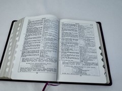 Companion Bible: King James Version, Burgundy, Bonded Leather FAST SHIP!!!