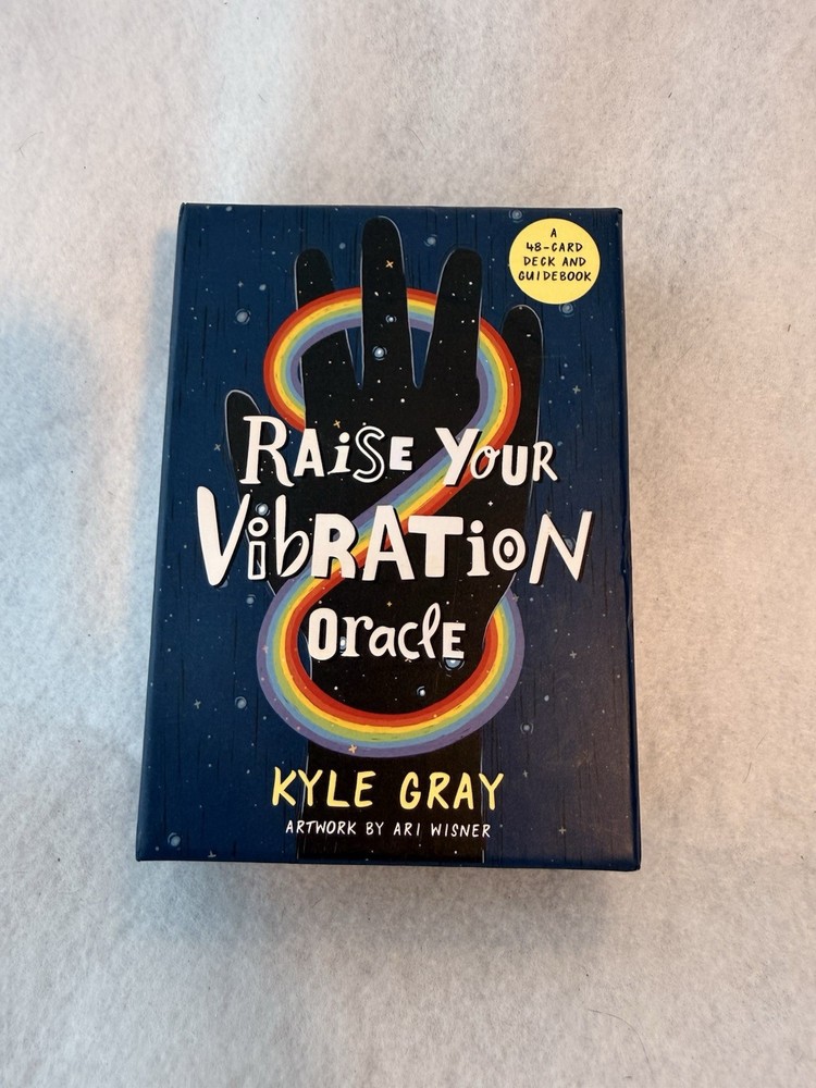 Raise Your Vibration Oracle 48-Card Deck & Guidebook Kyle Gray Ari Wisner