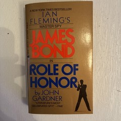 James Bond Novels By John Gardener 7 Novels 8 In Total Vg Condition