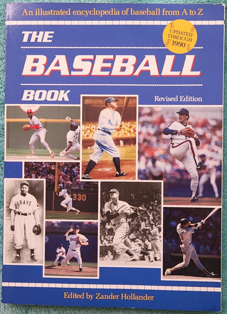 The Baseball Book Zander Hollander 1991 Trade Paperback 184 Pages Stats & Photos