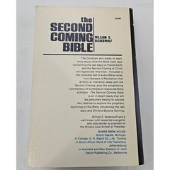 The Second Coming Bible William Biederwolf 1972 Baker Book House Commentary ASV
