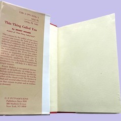 This Thing Called You (1988) Ernest Holmes HC DJ G.P. Putnam’s Sons New Thought