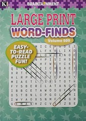 5 New Large Print Word-Finds Puzzle Books Kappa Games Vol #474-512~ Search,Hunt
