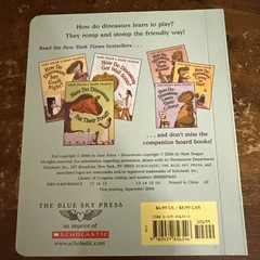 How Do Dinosaurs Play with Their Friends? SIGNED by Jane Yolen & Mark Teague