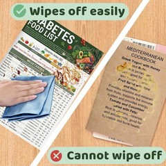 3PCS Diabetes Food List Chart and Meal Planner for Diabetics Type 3 Diabetes Die