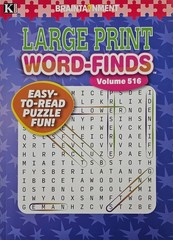 5 New Large Print Word-Finds Puzzle Books Kappa Games Vol #452-516~ Search,Hunt
