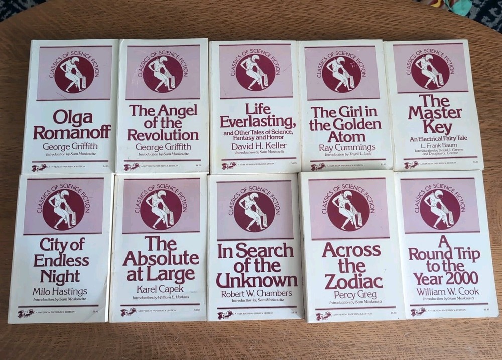 Classics Of Science Fiction Hyperion Press Paperback 10-Book Lot 1974