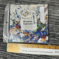 Relaxing Adult Coloring Book Wonderland 24 Pages 7×7 Fun Anti Stress PB New