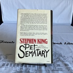 First Edition Book Club Edition 1983 “Pet Sematary” by Stephen King HC/DJ Clean