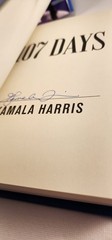 Kamala Harris 107 Days Signed First Edition Autograph Book