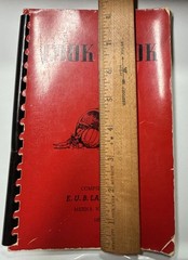 Cook Book compiled by Ladies Aid Merna Nebraska 1950 VTG 102 pages