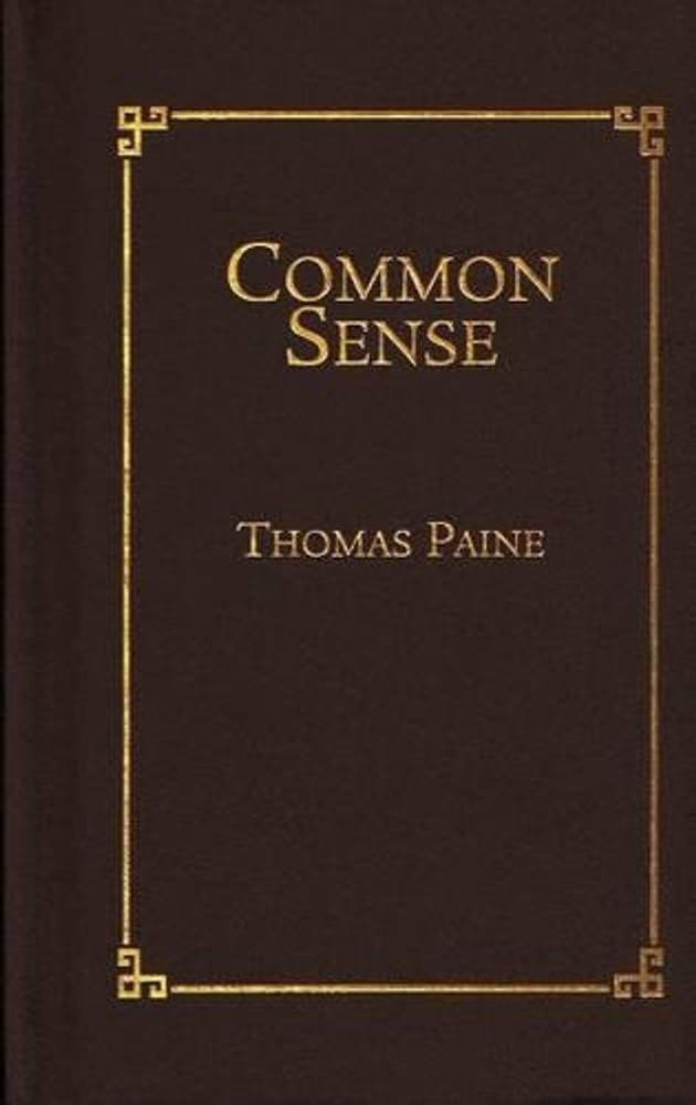 Common Sense by Thomas Paine (English) Hardcover Book