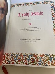 The Holy Bible with Confraternity Text – 1966 sld